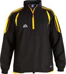 Santiago Rainsuit Top Black/Yellow