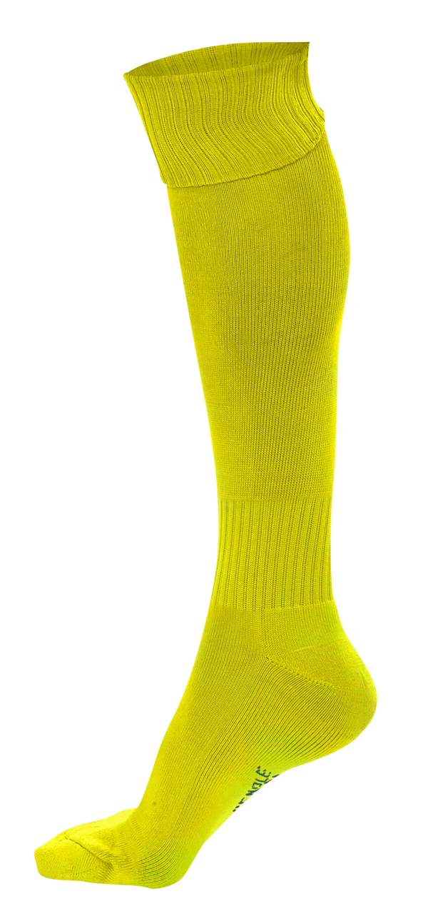 Premier Plain Yellow Football Socks