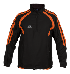 Torino Rainsuit Top Black/Tangerine