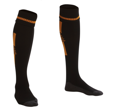 Optima Black/Amber Socks | Football Kit | Pendle Sportswear