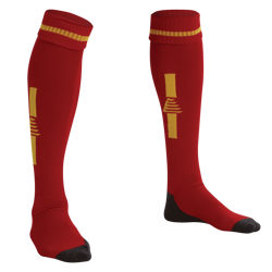 Optima Football Socks Red/Yellow