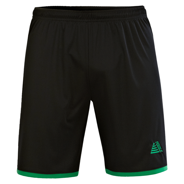 Riga Football Shorts | Black/Green | Pendle Sportswear