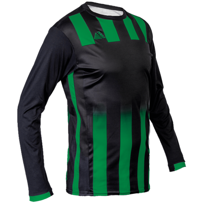 green and black football jersey