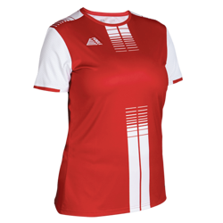 Vigo Womens Football Shirt Red/White