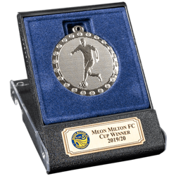 Agility Silver Football Medal